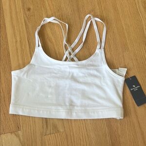 Abercrombie Kids White Strappy Bralette